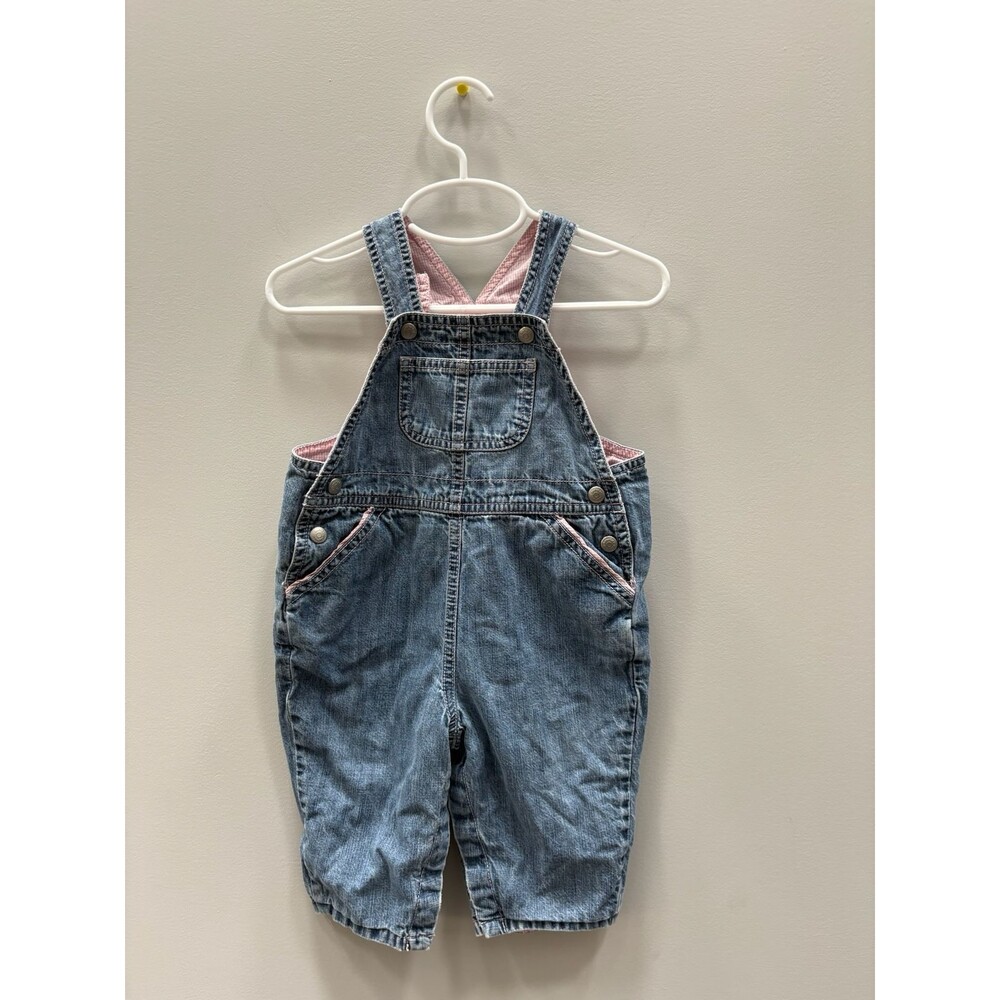 Baby GAP Overalls Denim Pink 6/12 Months